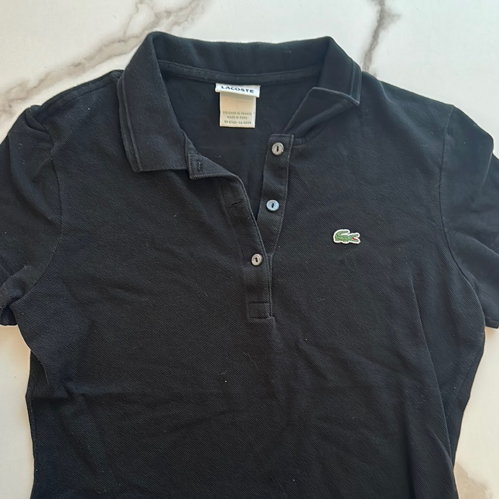 Lacoste Dark Polo With Logo Lacoste Dark Polo With Logo